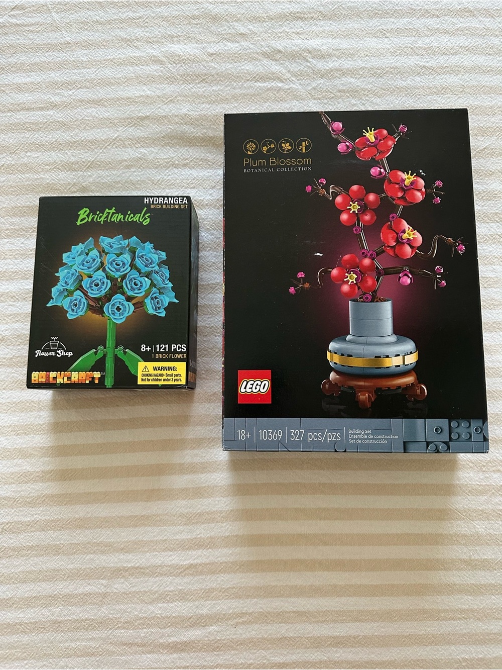 Lego Plum Blossom and Bricktanicals Sets